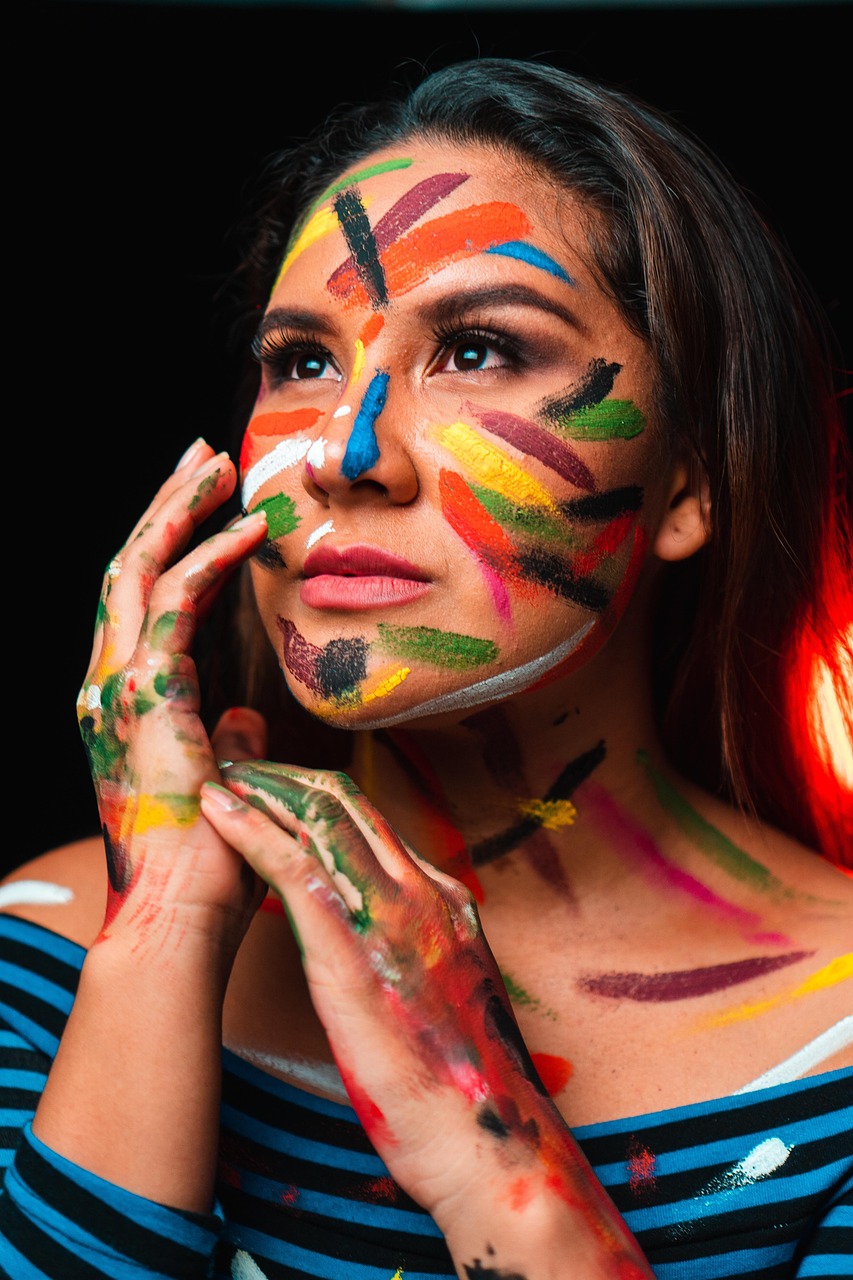 Home Woman Portrait Painting Person 4609514